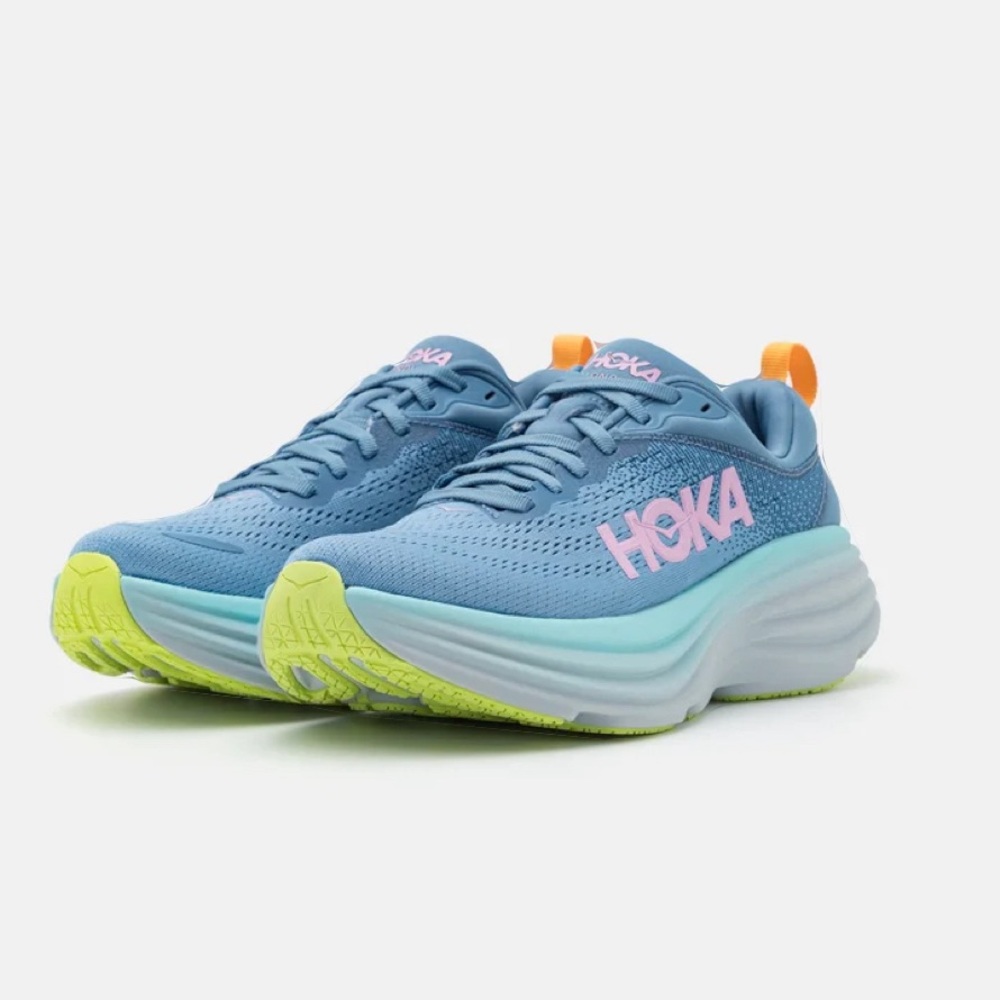 HOKA ONE ONE Bondi 8 | Shadow/Dusk | Size 6.5 (wide), also great for 6.5 m